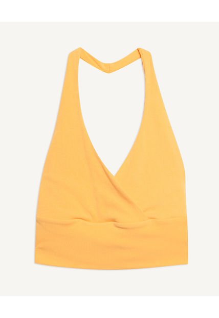Camiseta Para Mujer Manga Sisa Color Amarillo  Marca Seven Seven #28095325
