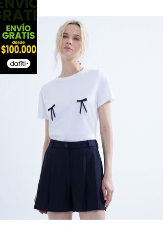 Short Para Mujer  Color Negro Marca Seven Seven #28190975 Seven Seven