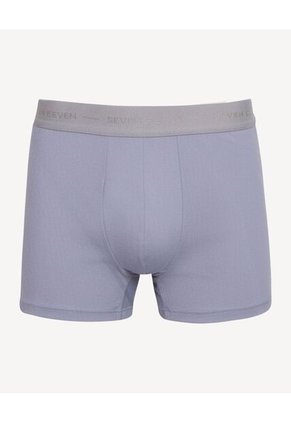 Pack X3 De Boxers Medios Texturizados  Para Hombre Gris Seven Seven