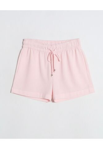 Short Fluido Con Pretina  Para Mujer Rosa Seven Seven Seven Seven