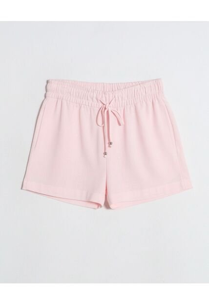 Short Fluido Con Pretina  Para Mujer Rosa Seven Seven