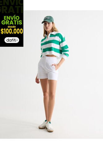 Short Para Mujer  Color Blanco Marca Seven Seven #28190978 Seven Seven