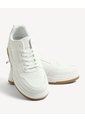 Tenis Monocromáticos De Suela Alta  Para Hombre Blanco Seven Seven de Seven Seven
