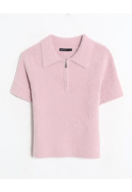 Camiseta  Para Mujer Manga Corta Moda Color Celeste Marca Seven Seven #28096576