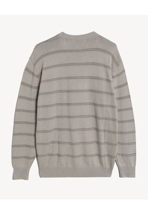 Saco  Para Hombre Cuello Redondo Color Café Marca Seven Seven #45330262