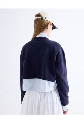 Buzo  Para Mujer Cuello V Color Azul Marca Seven Seven #28060466