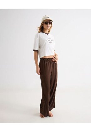 Camiseta  Para Mujer Manga Corta Cuello V Color Blanco Marca Seven Seven #28096643