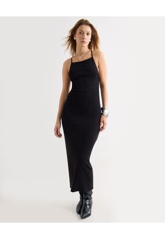 Vestido  Para Mujer M/Sisa Largo Color Negro Marca Seven Seven #28171473 Seven Seven