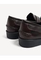 Mocasines De Acabado Pulido  Para Mujer Café Seven Seven de Seven Seven