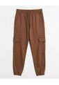 Jogger Cargo Con Bolsillos  Para Hombre Camel Seven Seven de Seven Seven