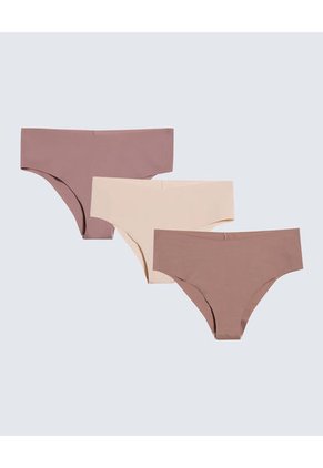 Panty Para Mujer Hipster Color Beige Marca Seven Seven #28800094