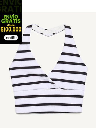 Camiseta Para Mujer Manga Sisa Color Negro Marca Seven Seven #28095326 Seven Seven