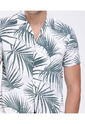 Camisa Para Hombre Manga Corta  Color Verde  Marca Seven Seven #45011947