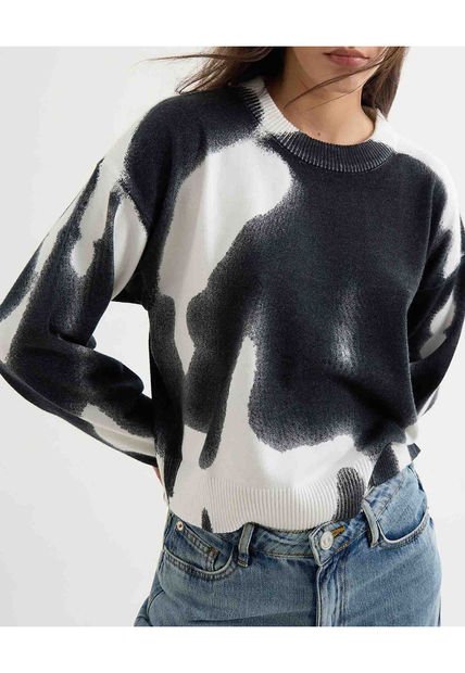 Saco Para Mujer Cuello Redondo Color Blanco Marca Seven Seven #28330669