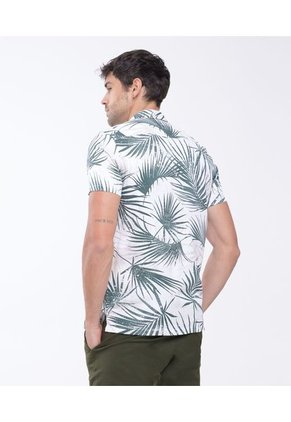 Camisa Para Hombre Manga Corta  Color Verde  Marca Seven Seven #45011947