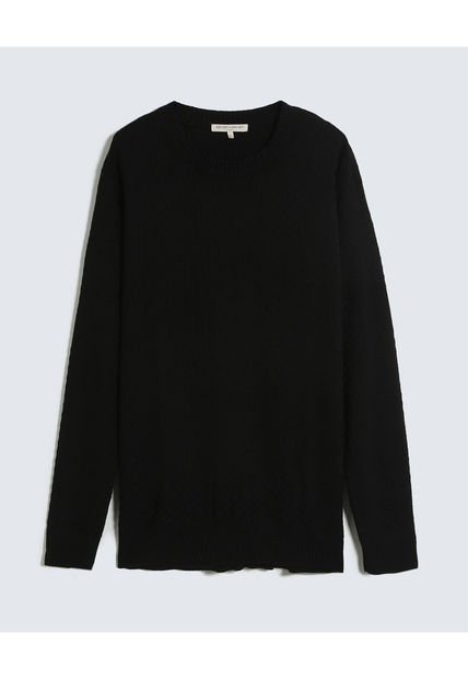 Saco Para Hombre Cuello Redondo Color Negro Marca Seven Seven #45330183