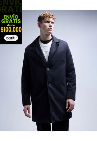 Chaqueta Para Hombre Abrigo Color Negro Marca Seven Seven #45080402 Seven Seven