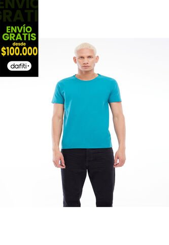 Camiseta Para Hombre Manga Corta Color Verde  Marca Seven Seven #45092246 Seven Seven