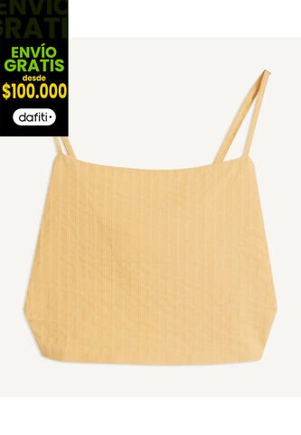 Blusa Para Mujer Manga Sisa Color Amarillo  Marca Seven Seven #28123639 Seven Seven