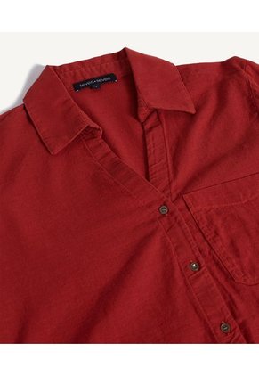 Blusa Para Mujer Manga Larga Color Terracota Marca Seven Seven #28123849