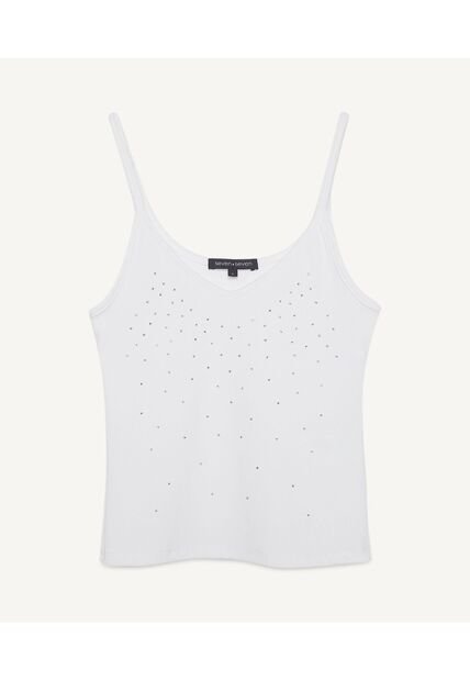 Camiseta Para Mujer Manga Sisa Color Marfil Marca Seven Seven #28095688