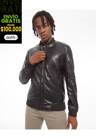 Chaqueta Para Hombre Bomber Color Negro Marca Seven Seven #45080377 Seven Seven