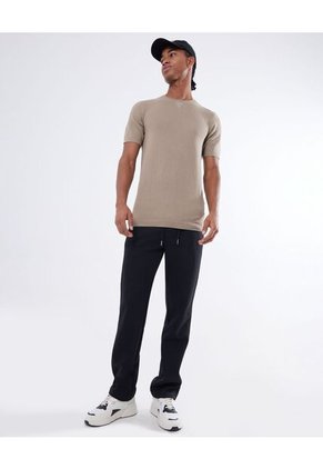 Camiseta Para Hombre Manga Corta Color Avena Marca Seven Seven #45092534