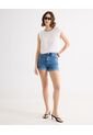 Short Para Mujer  Color Azul Medio Marca Seven Seven #28190965 de Seven Seven