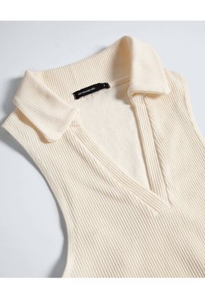 Camiseta Para Mujer Manga Sisa Color Crudo Marca Seven Seven #28096020