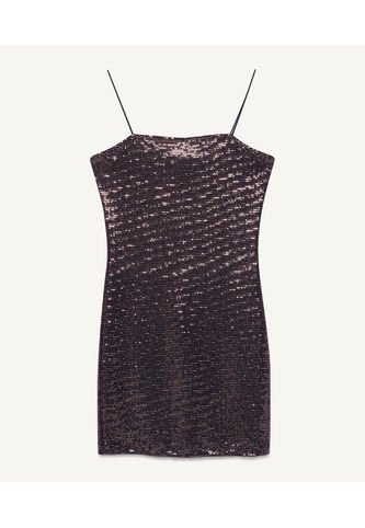 Vestido Para Mujer Manga Sisa Color Cafe  Marca Seven Seven #28171212 Seven Seven