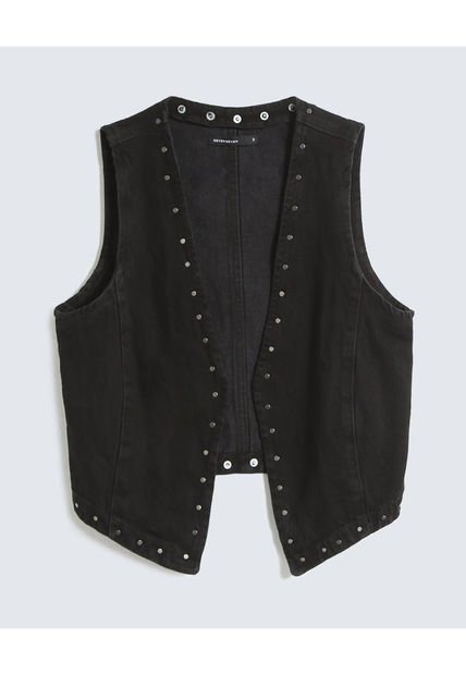 Chaleco Para Mujer Plano Color Negro Marca Seven Seven #28250129