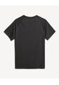 Camiseta Deportiva Texturizada  Para Hombre Negro Seven Seven de Seven Seven