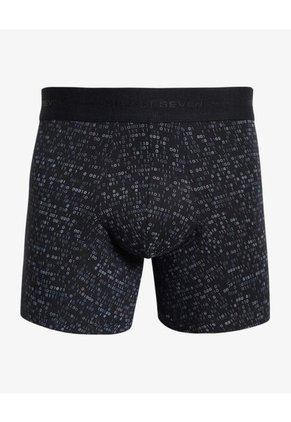 Pack X3 Bóxer Medio X3 Para Hombre Negro Seven Seven