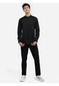 Camisa Cuello Mao  Para Hombre Negro Seven Seven de Seven Seven