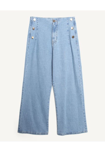 Jean Para Mujer Retro Color Azul Medio Marca Seven Seven #28160736