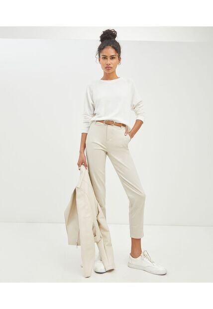 Pantalon Para Mujer Chino Color Beige Marca Seven Seven #28071260