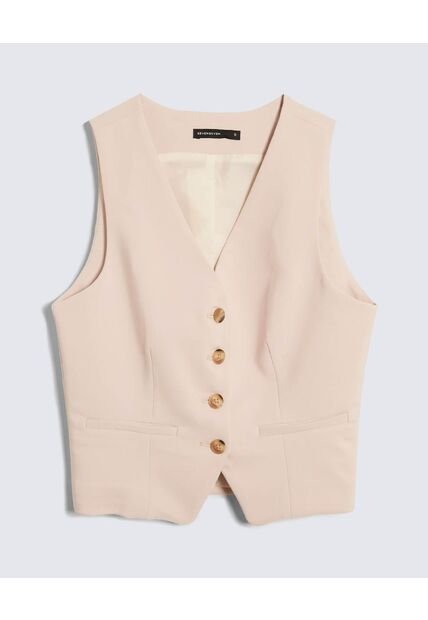 Chaleco Para Mujer  Color Beige Marca Seven Seven #28250131
