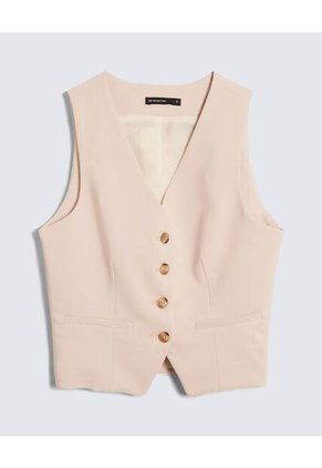 Chaleco Para Mujer Color Beige Marca Seven Seven #28250131