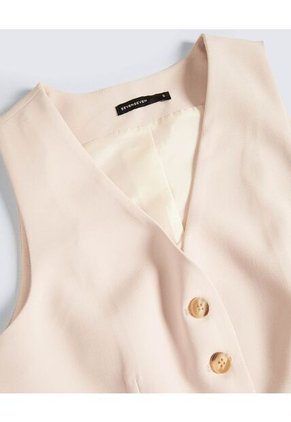 Chaleco Para Mujer Color Beige Marca Seven Seven #28250131