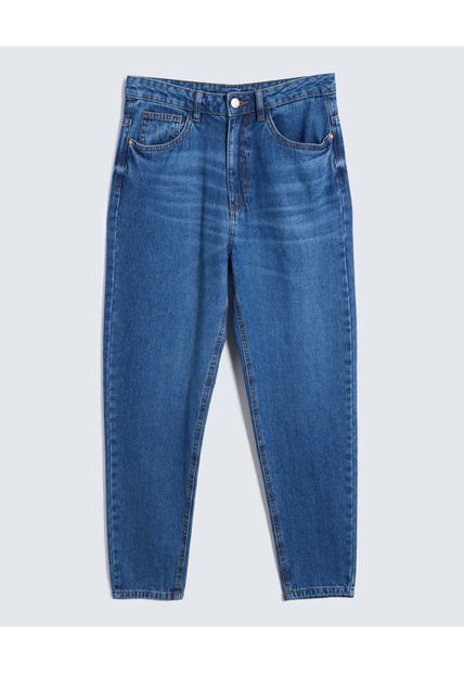 Jean Para Mujer Mom Color Azul Medio Marca Seven Seven #28160922