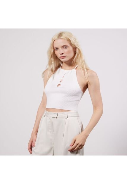 Camiseta Para Mujer Manga Sisa Color Crudo Marca Seven Seven #28095592