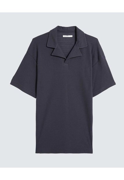 Polo Para Hombre Cuello Tejido Sin Bolsillo Color Azul Marca Seven Seven #45110898