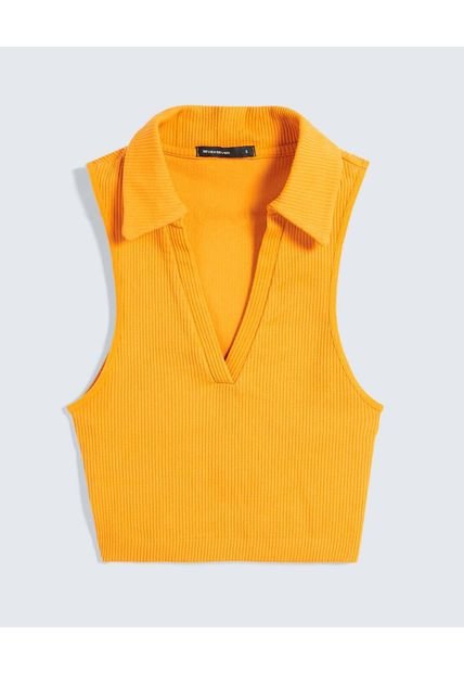 Camiseta Para Mujer Manga Sisa Color Naranja Marca Seven Seven #28096020
