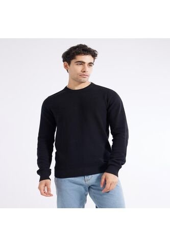 Saco Para Hombre Cuello Redondo Color Negro Marca Seven Seven #45330221 Seven Seven