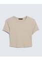 Camiseta Para Mujer Manga Corta Color Beige Marca Seven Seven #28095921 de Seven Seven