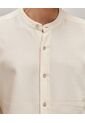 Camisa Para Hombre Manga Corta  Color Crudo Marca Seven Seven #45012003 de Seven Seven