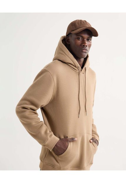Buzo Para Hombre Hoodie Color Taupe Marca Seven Seven #45060699