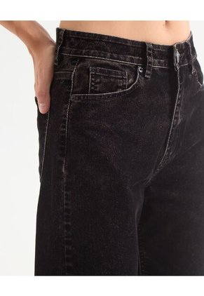 Jean Para Mujer Wide-Leg Color Negro Marca Seven Seven #28160906