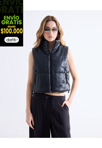 Chaleco  Para Mujer Plano Color Negro Marca Seven Seven #28250155 Seven Seven