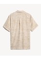 Camisa Resort Estampada  Para Hombre Taupe Seven Seven de Seven Seven